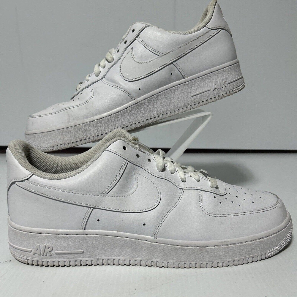 Size 12.5 - Nike Air Force 1 '07 Low Triple White